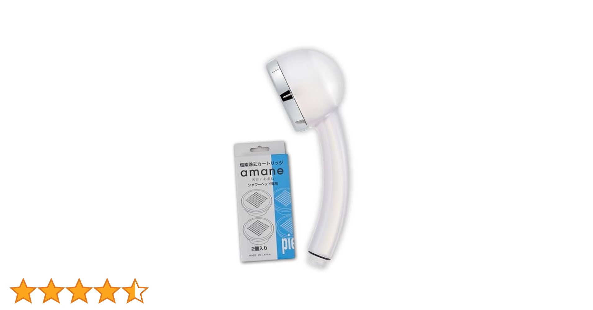 amane アマネ スタンダード シャワーヘッド マイクロナノバブル クリア Amazon.co.jp: [amane スタンダード 単品] 節水 高水圧 軽量